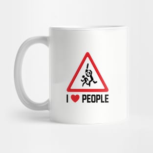 I Love People Mug